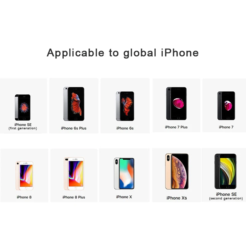 Wellsim sim desbloqueio para iPhone, alta qualidade, X, XS, 8, 8P, 7, 7P, 6S, 6SP, 6, 6P, 5P