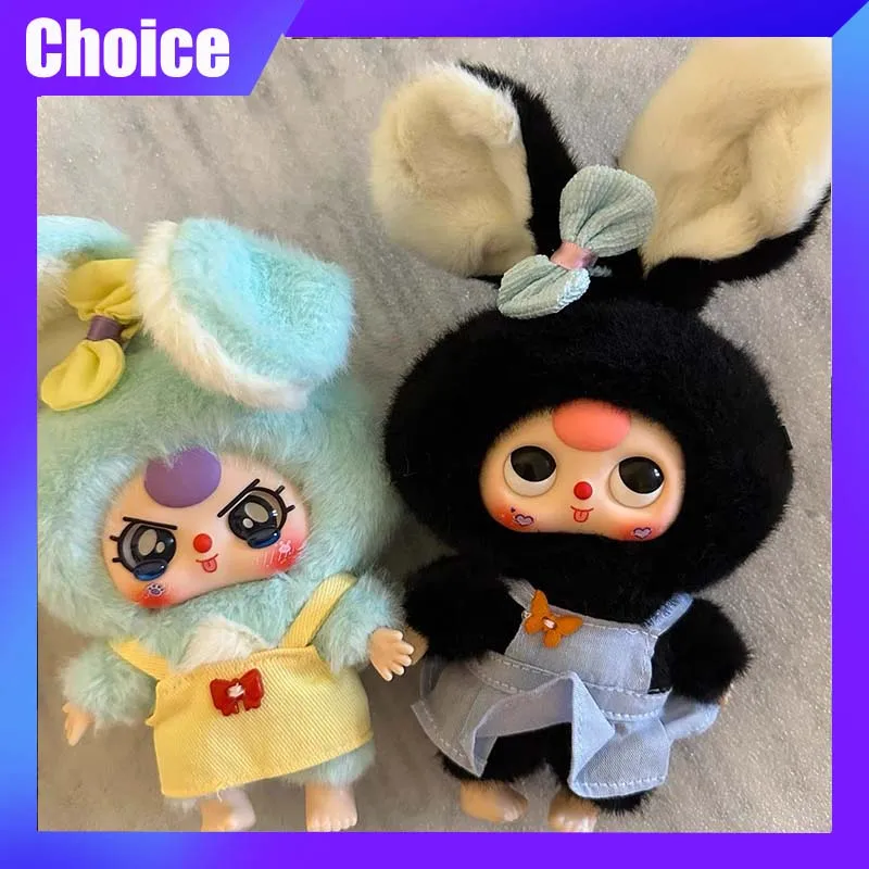 

Baby Three Macaroon Cute Bunny Blind Box Vinyl Doll Anime Cartoon Kawaii Cute Toy Girl Room Decor Collection Birthday Gift