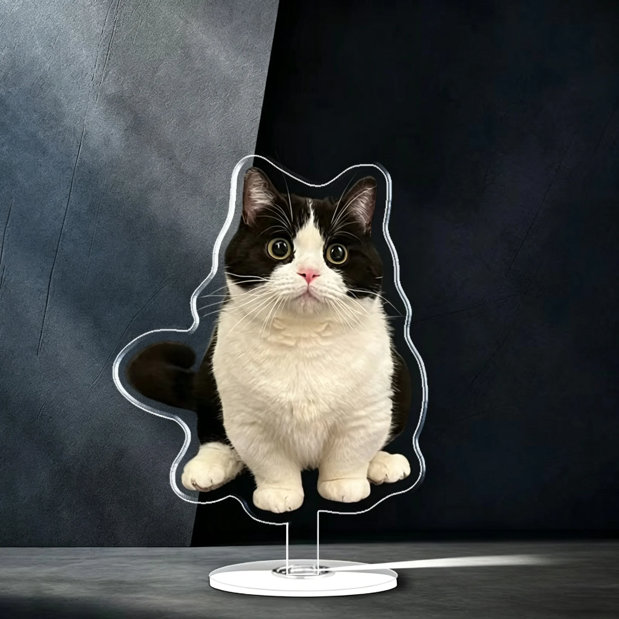 Custom Portrait Acrylic Display Stand 2D Flat Customized Animal Graphic Party Favor Ornament