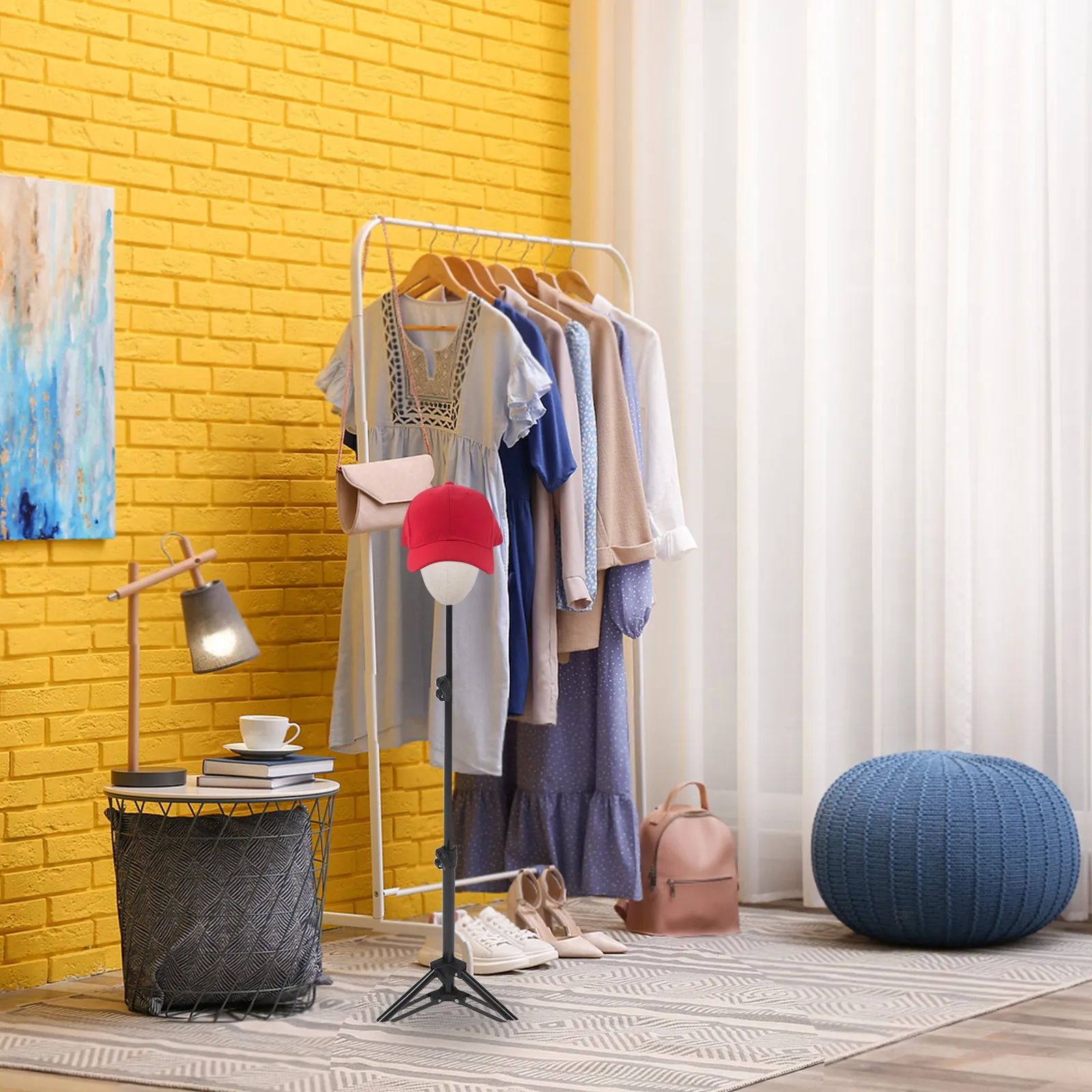 

Female Dress Form Head Realistic Bald Mannequin Head For Wigs Hat Display Stand Shop Decoration Practice Heads Cosmetology