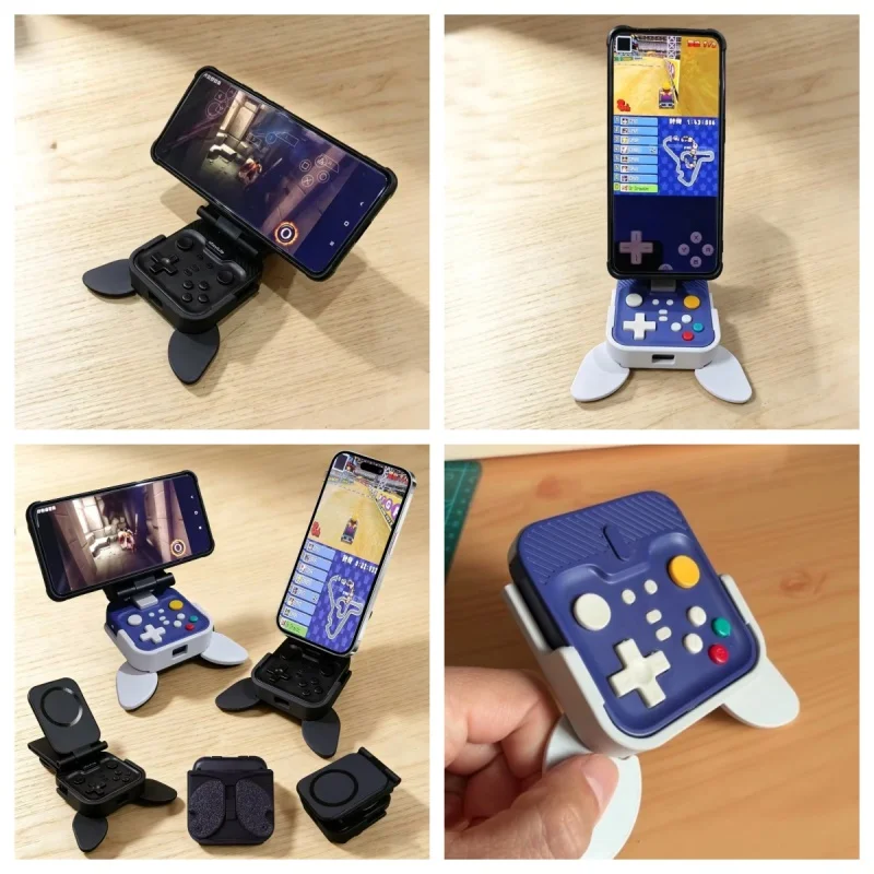 Original Adjustable Horizontal & Vertical Screen Game Bracket 3-Fold Magnetic Grip Protective Case Set for Abxylute M4