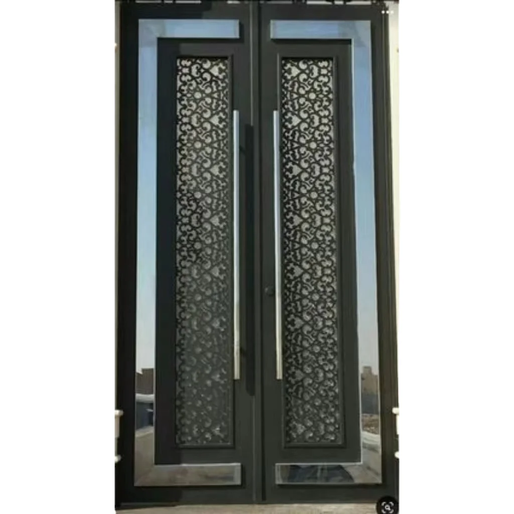 

Customization Golden Supplier Wrought Iron Door Iron Front Door Contemporary Iron Door