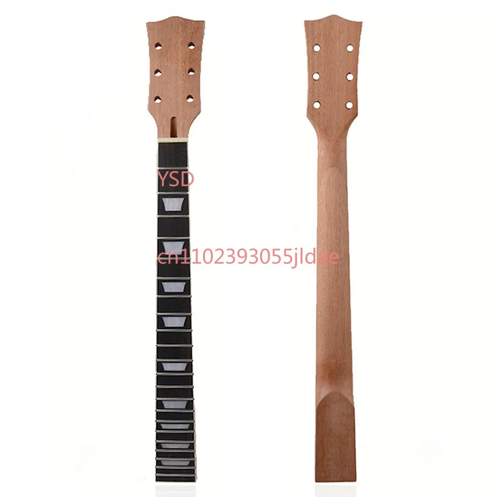 Mahogany Acoustic Guitar Neck with Rosewood Fretboard - Open Design for Acoustic Guitar Assembly