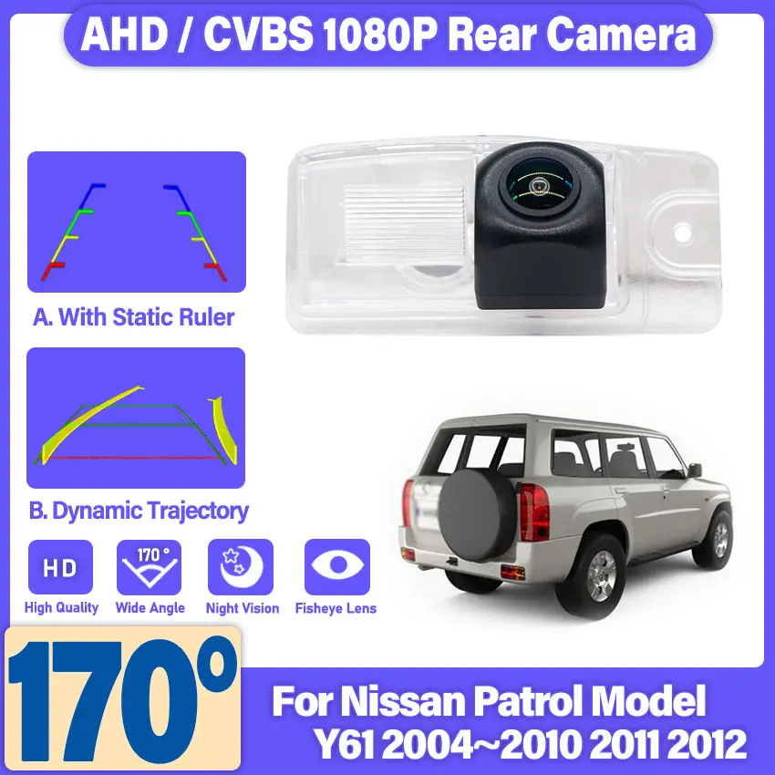 Vehicle Rear View Camera For Nissan Patrol Model Y61/Tiida/Versa/Latio Hatchback C11 2004-2012 Car Reversing Parking Monitor