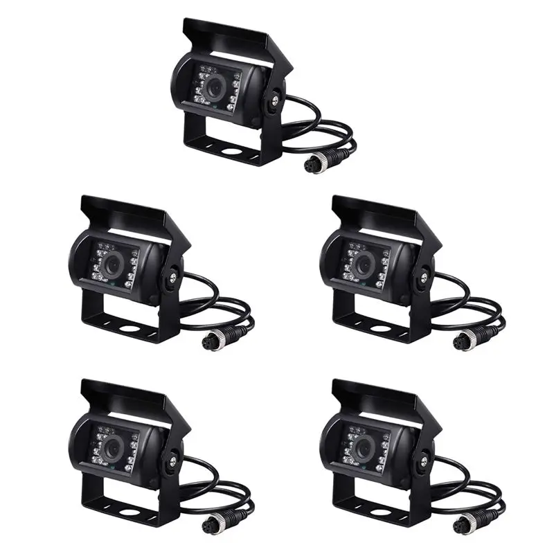 

Precision 5X Aviation Head Car Rear View Monitor Upgrade 700Tvl Ccd 18 Ir Leds Reversing Camera 12/24V For Truck Caravan Bus