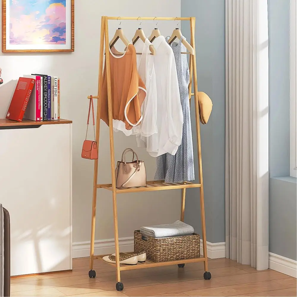 

Напольная вешалка-стойка для прихожей, с крючками, держателем для зонтов, металлическая, цвет дуб