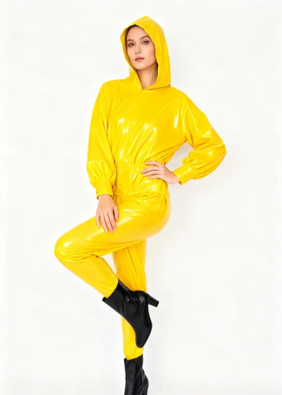 

Новое латексное боди, резиновый комбинезон Gummi Ganzanzug, модная форма для Хэллоуина, косплей, вечерние, клубная мода с капюшоном