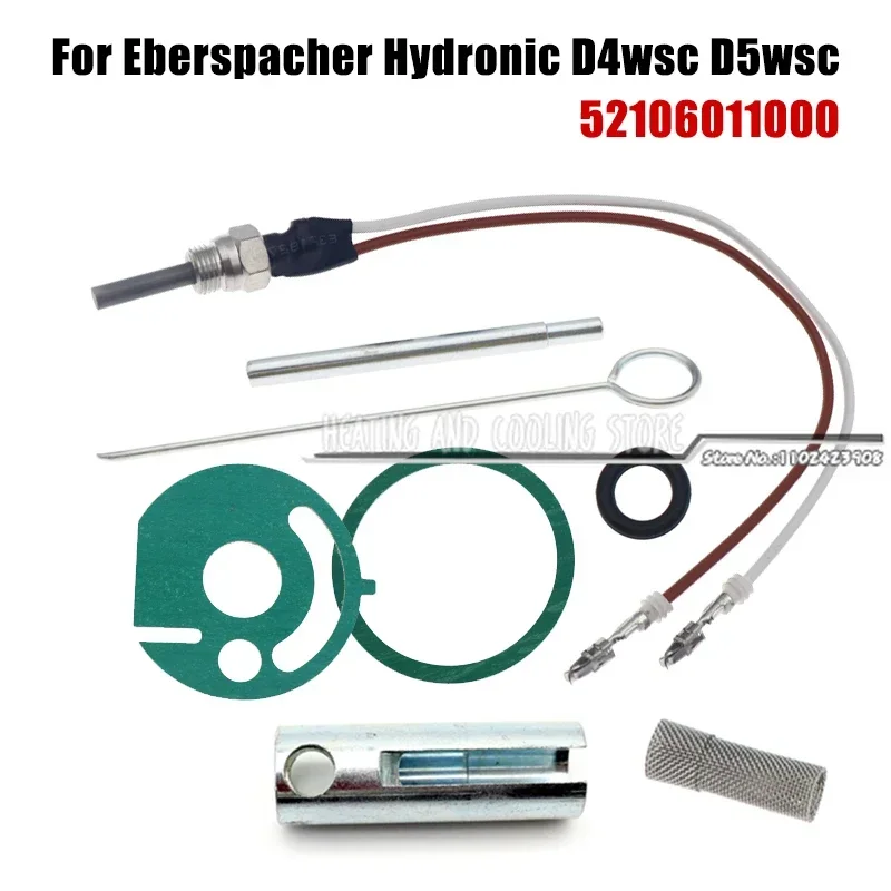 Car Diesel Heater Glow Plug + Strainer Heater Kits Glow Pin   64-72W / 85-95W For Eberspacher Hydronic D4WSC D5WSC 252106011000