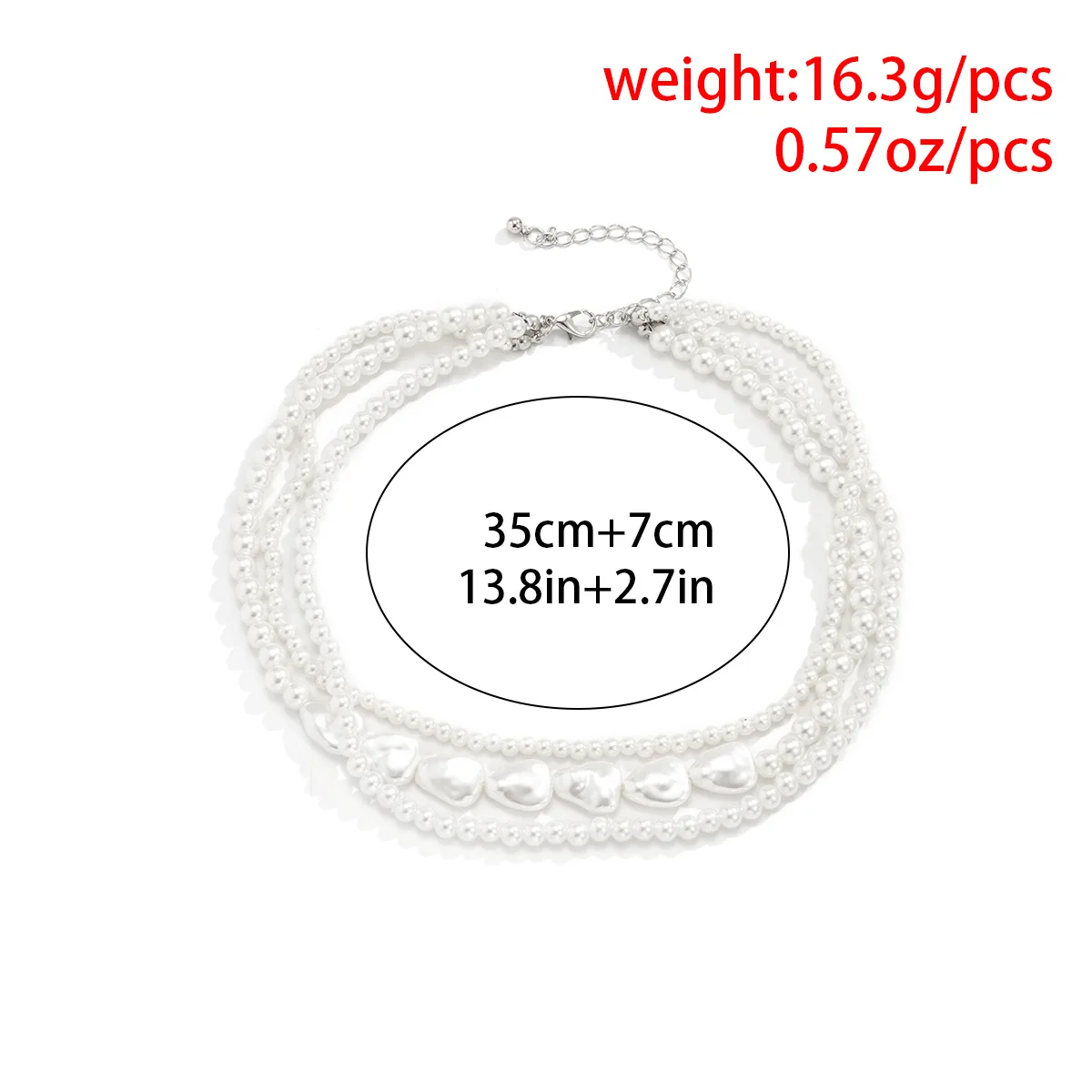 Pearl Elegant Necklaces Vintage Multilayer Chokers Necklace for Women Gold Color Bead Necklace 2023 Fashion Wedding Jewelry Gift