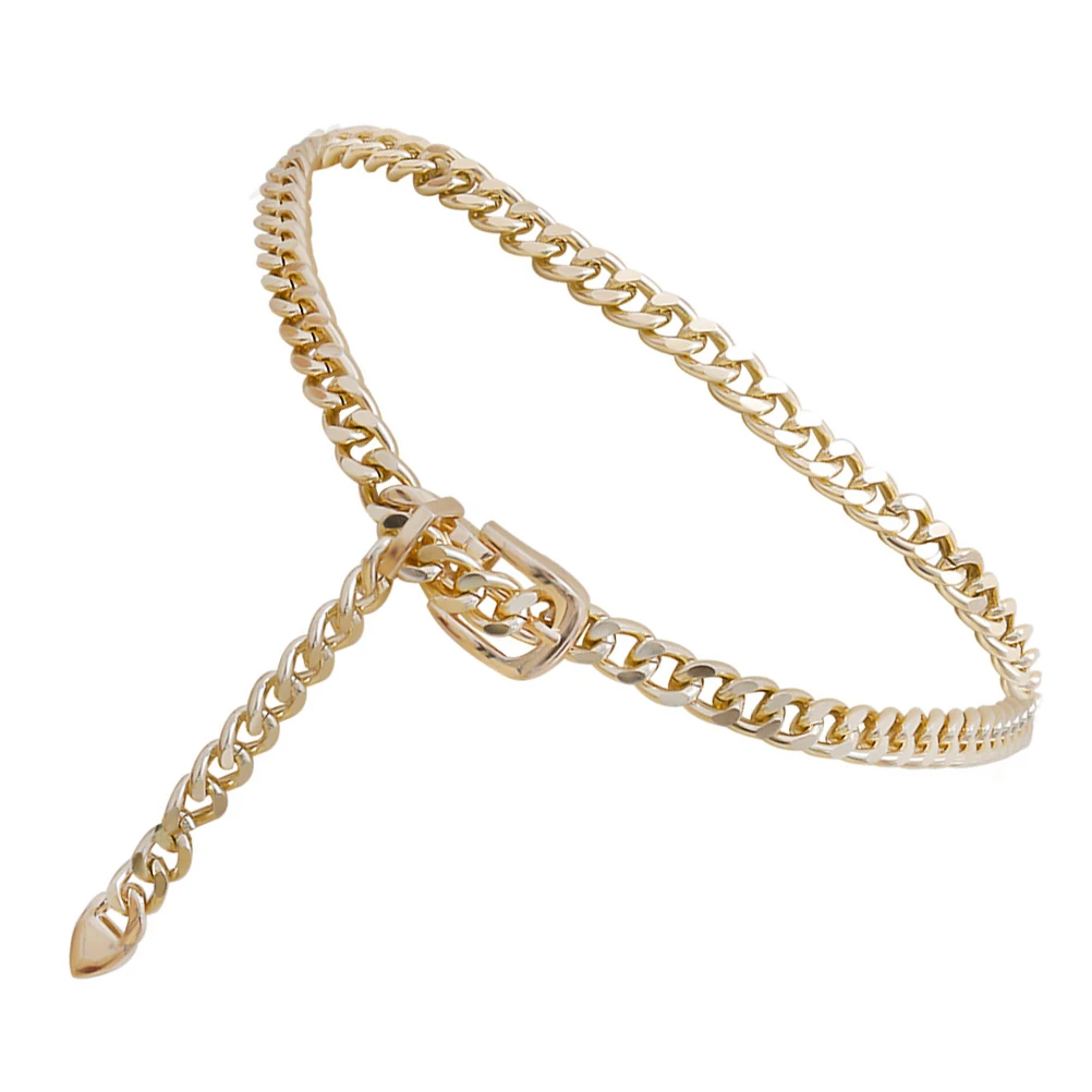 

1pcs Fashion For Women Stylish Jeans Chain Durable Pants Belt Chains Waist Chains Chain Jewelry For Pants Travel Date