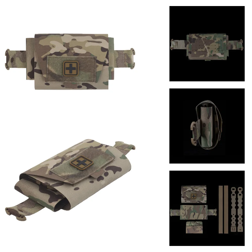

The small, light and fast first aid kit MOLLE system is a split-type mounting bag