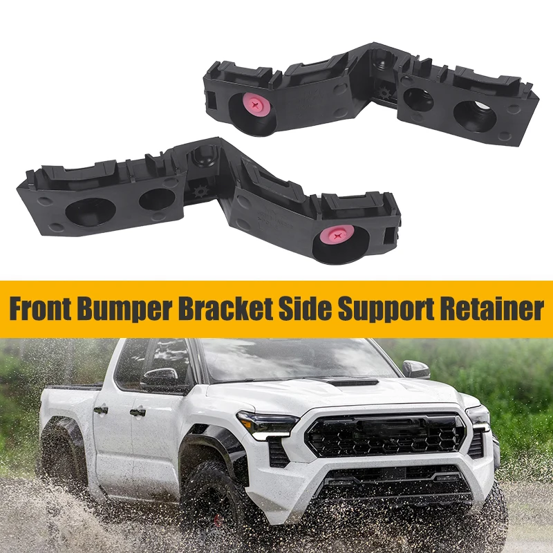 

Левый и правый передний бампер, боковой опорный кронштейн, фиксатор 52116-AK010 52115-AK010 для Toyota Tacoma 2024 2025 52116AK010 52115AK010