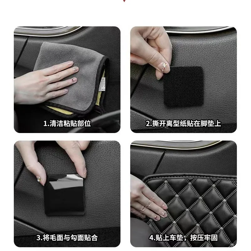 Scratch Very Strong Adhesive Velcros Tape Attaches Self-adhesive Cable Organizer Diy Car Floor Mats Carpet Fasteners Sewing Auto