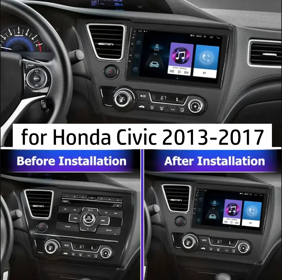 

Ainavi Android 13 Car Radio For Honda Civic 2013-2017 Sender Coupe Multimedia Player Video for Carplay DSP GPS No 2din DVD Head