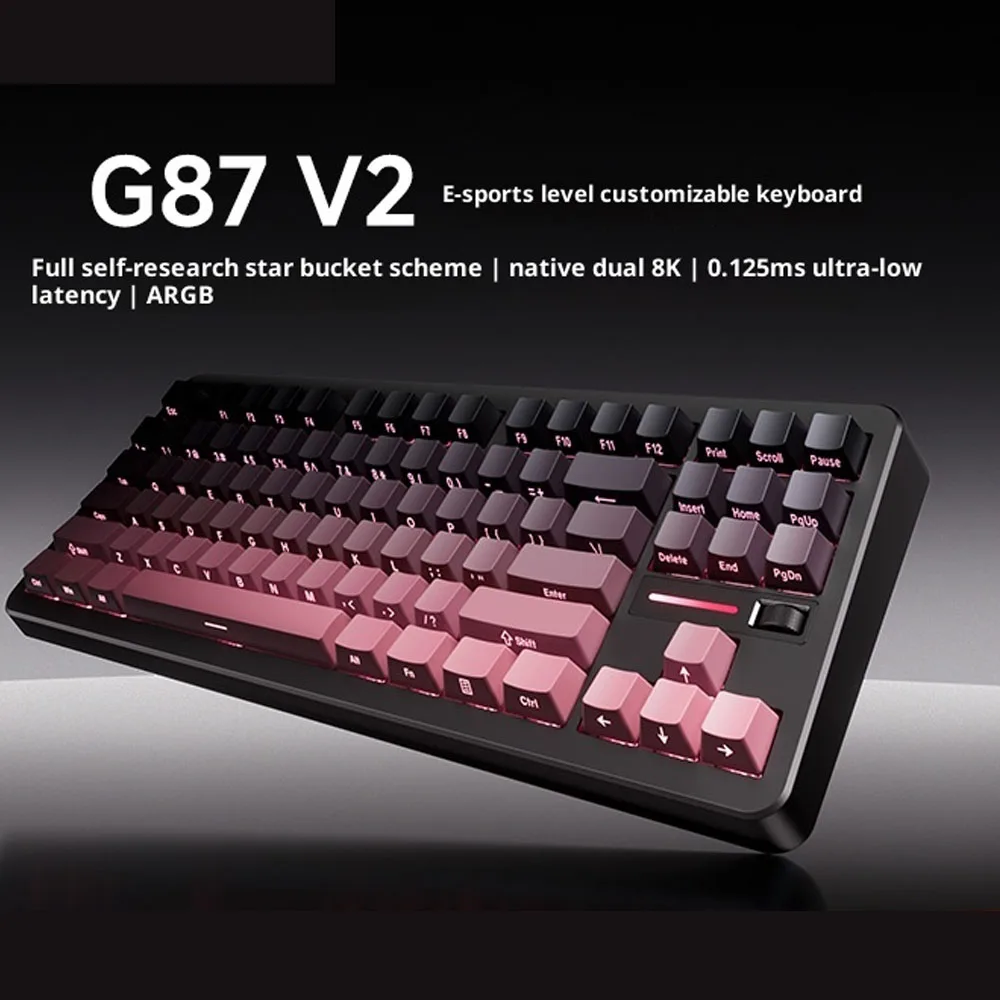 

MCHOSE Mechanical Keyboard G87 V2/K87S Customized Wireless Bluetooth Triple Mode Gaming Office Computer Peripherals Mouse