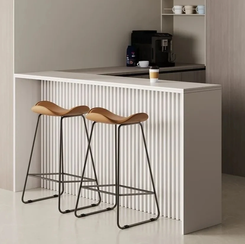 #Bar Counter Table, Home High Legged Table Against The Wall, Living Room Partition