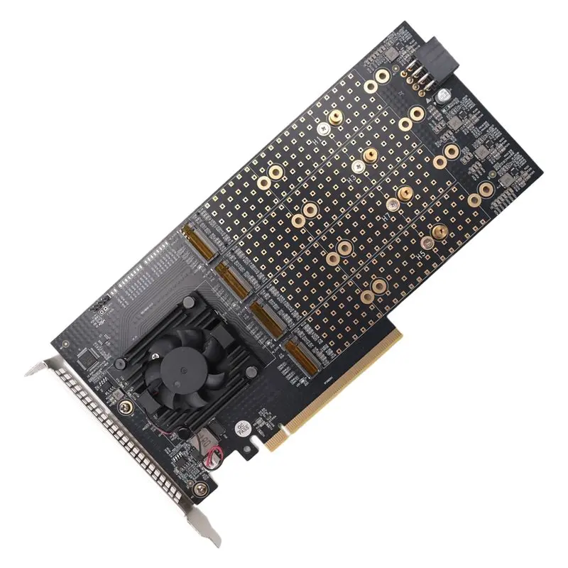 

A86P-Pcle 3.0 To M. 2 NVME 8-Disk Expansion Card, PLX8749 Free Drive, Main Board Splitting 8-Disk M. 2 NVME Expansion Card