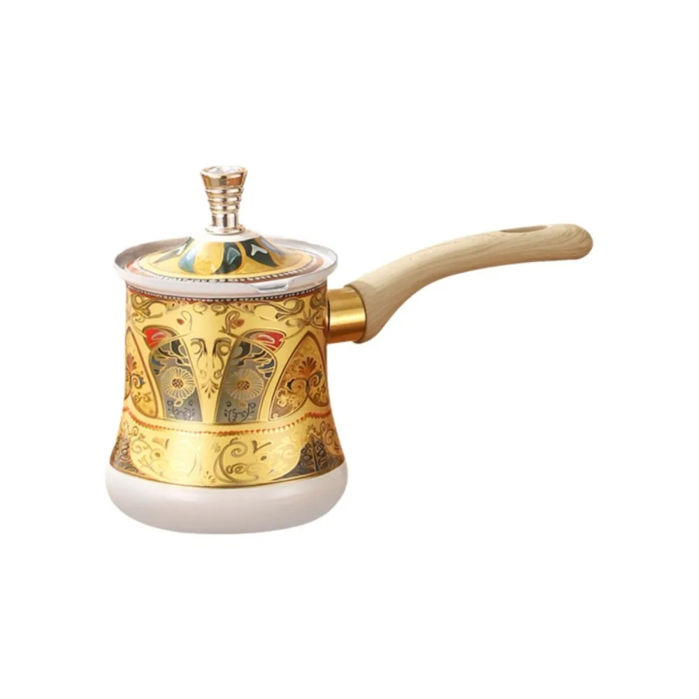 

Кофейник из нержавеющей стали (турецкий кофейник) 350/550/720 мл, портативный чайник для молока и чая, роскошный чайник для плавления шоколада с длинной ручкой, для использования на кухне