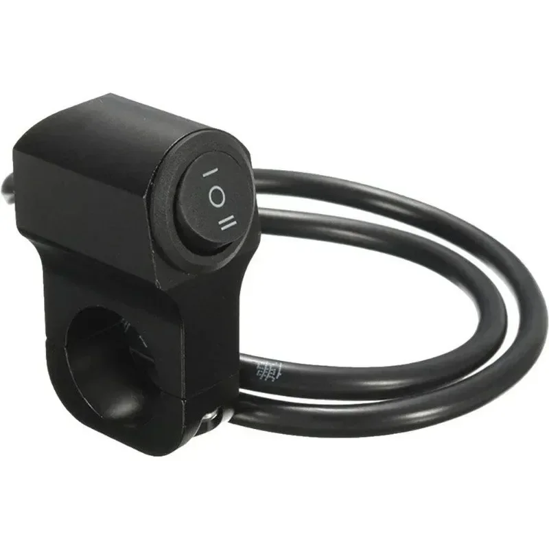 12V Fog Spotlight Retro 22cm 7/8in Aluminum Alloy Motorcycle Handlebar Headlight Switch Three-position Waterproof