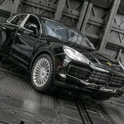 2021 New Diecast 1:24 Alloy Model Car Miniature Porsche Cayenne S Luxury SUV Metal Vehicle for Children Christmas Boy's Hottoys