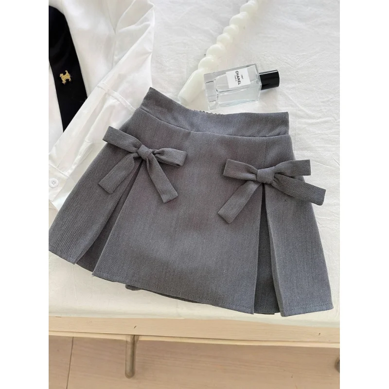 

Girls Autumn College Style Vest Shirt Pleated Skirt Three-piece Set2025New Style Baby Girl Casual Outfit