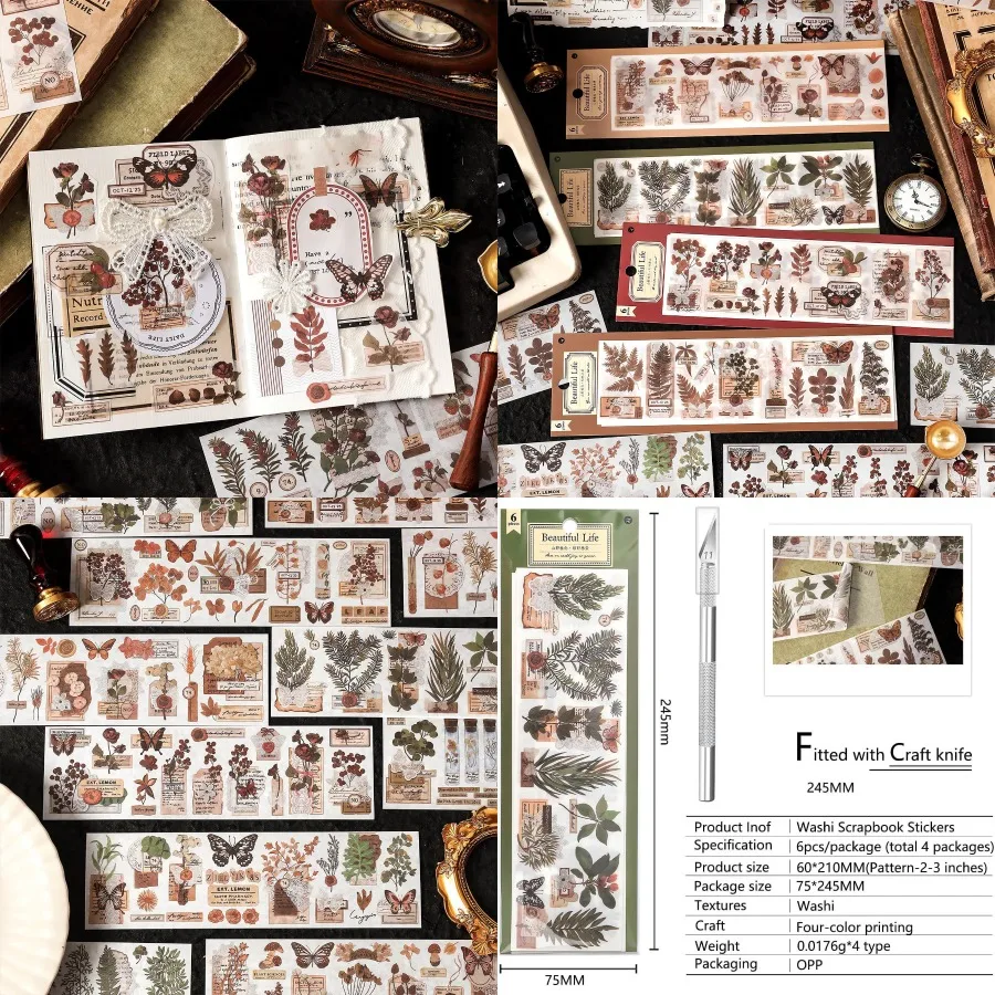 426 Pcs/24 Sheets W… - image