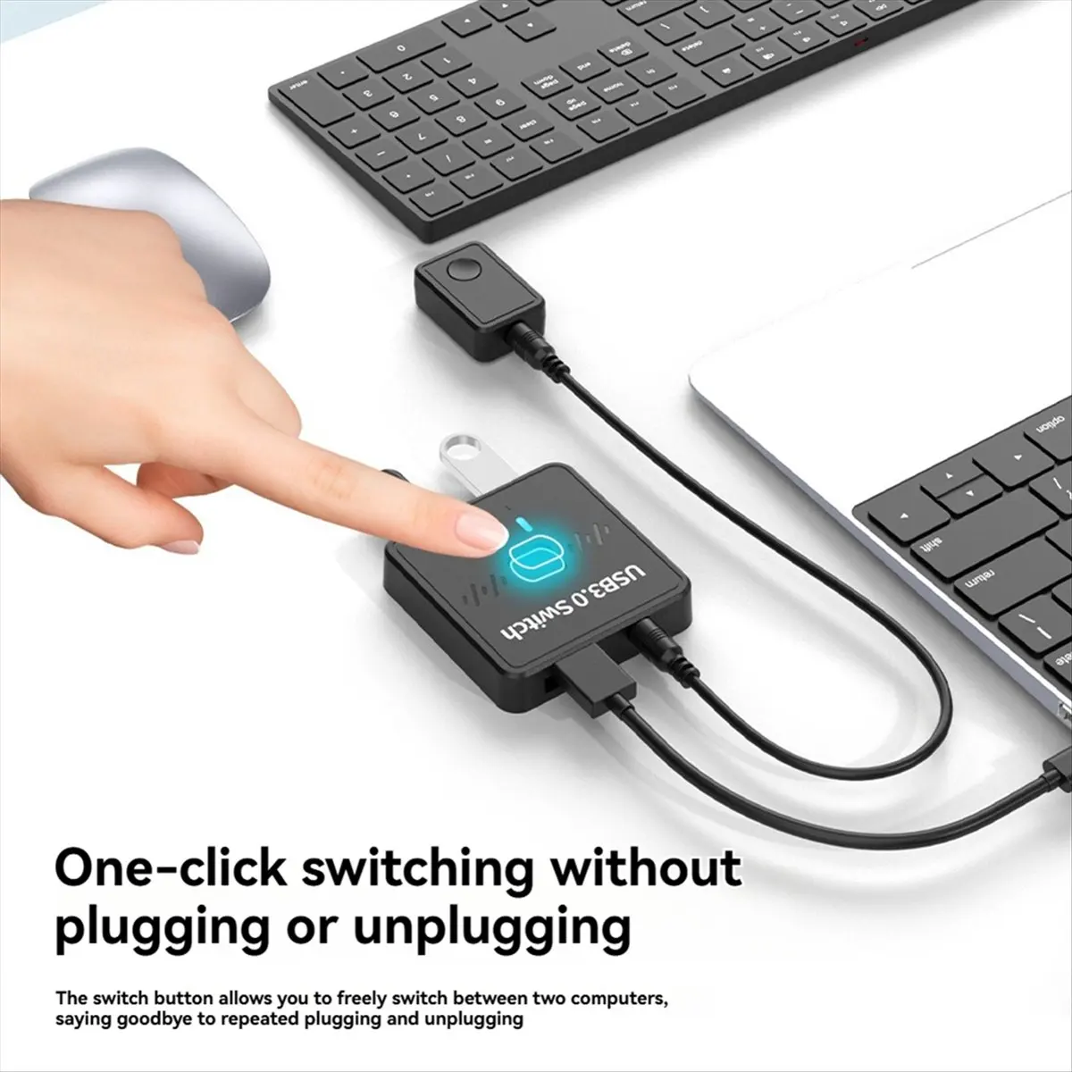 High-quality PC accessories in Stock USB Printer Sharer 2-in 2-Out for Keyboard Mouse Drive Switch