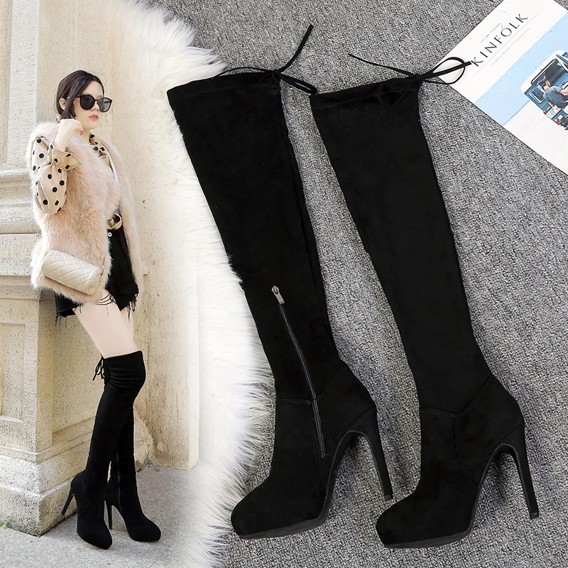 

2024 Autumn and Winter New Women's Over-the-Knee High Boots Women's Boots Chic and Elegant Designer Trendy Fashion Boots
