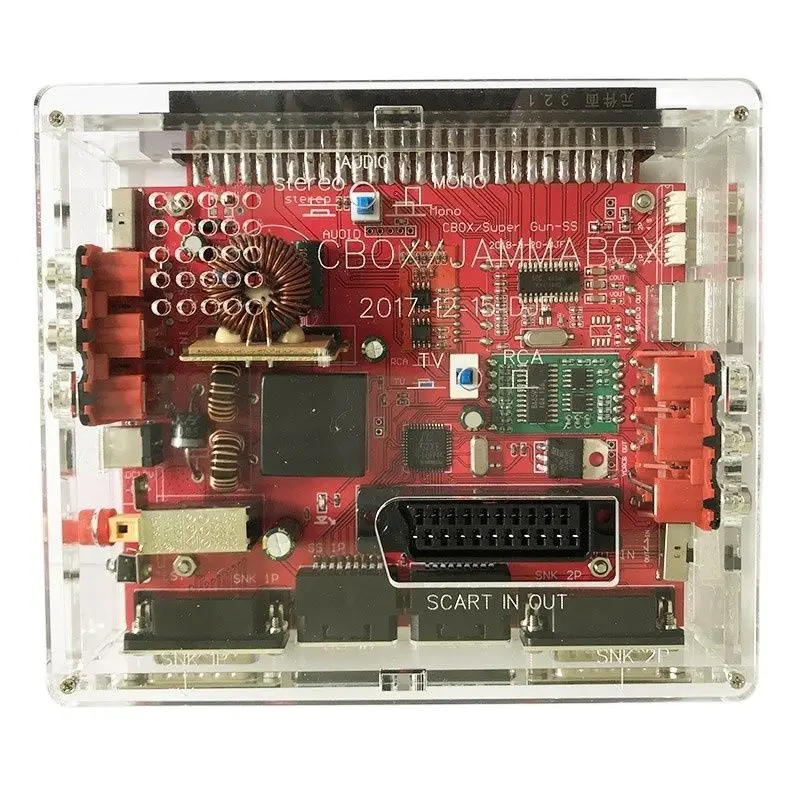 Supergun JAMMA CBOX Converter Board to Saturn DB15P Joypad Saturn Gamepad With SCART Output For Any JAMMA PCB Pandora IGS Board