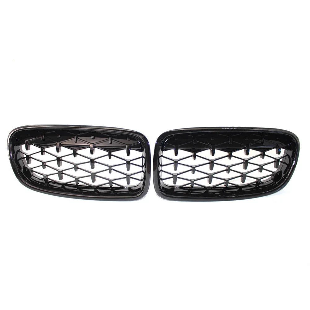 Car Front Diamond Grille For BMW 3 Series F30 F31 320i 328i 330i 335i 2013 2014 2015 2016 2017 2018 Gloss Black Meteor Style de