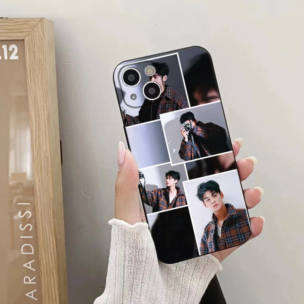 Cha E-EunWoo Phone Case For iPhone 15,14,13,12,11 Plus,Pro,Max,XR,XS,X,7,8 Plus,SE,Mini Silicone Soft