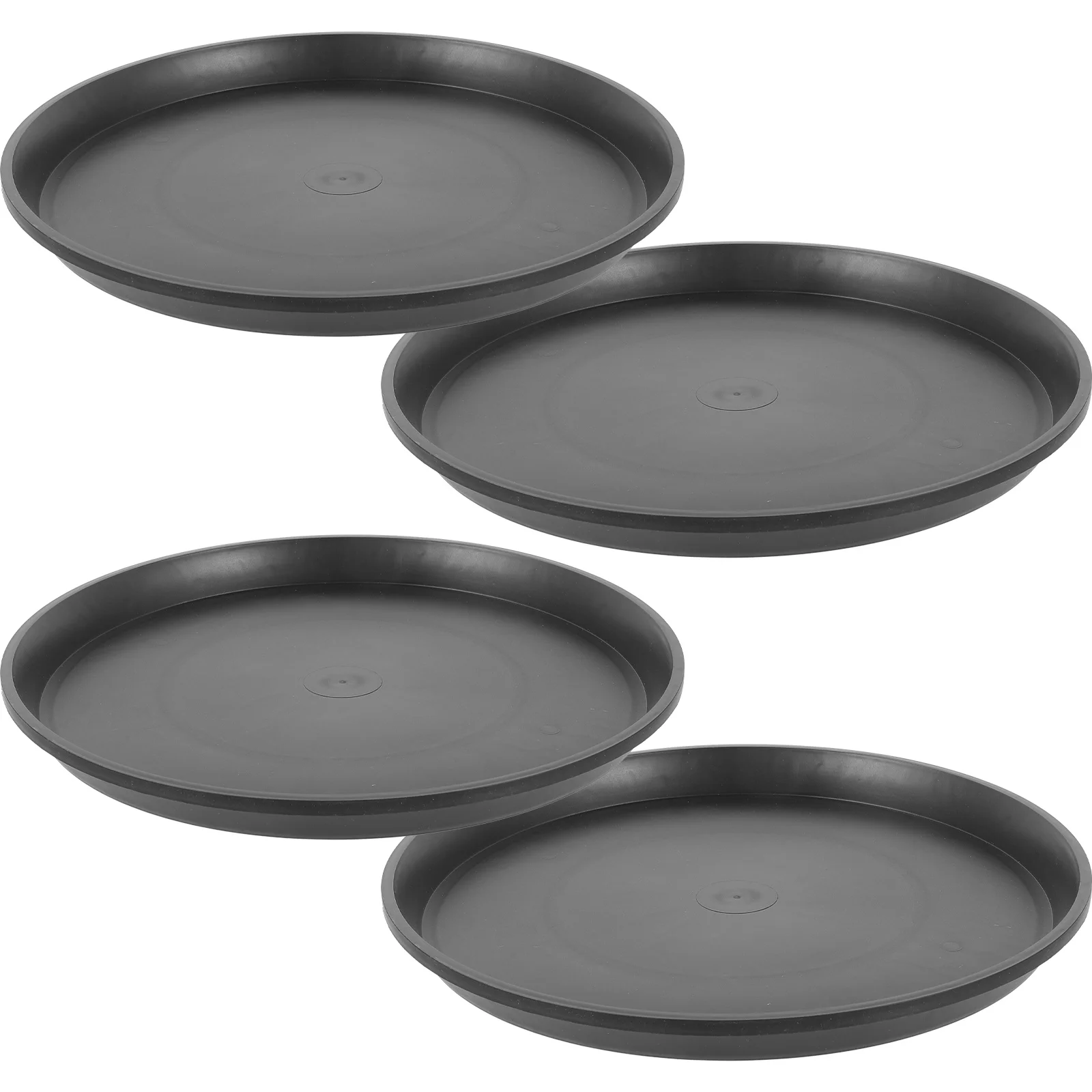 

4Pcs Plant Saucer Plant Pot Tray Round Plant Drip Tray Plastic Flower Pot Tray Reusable Plant Saucer