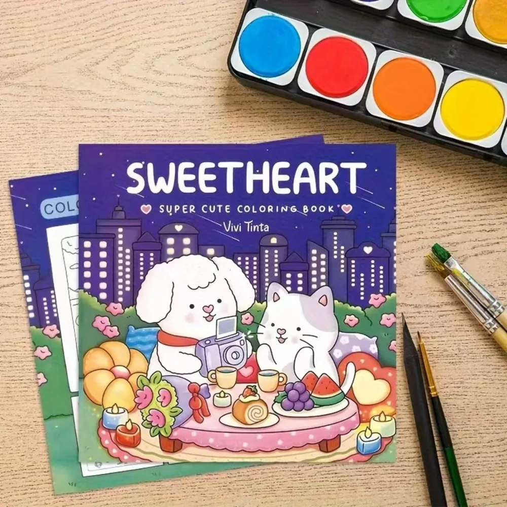 

Книжка-раскраска с героями мультфильмов «Жабенные дни», нечеткие сказки, раннее образование, граффити, копия, книга для эскизов, канцелярские принадлежности, рисование