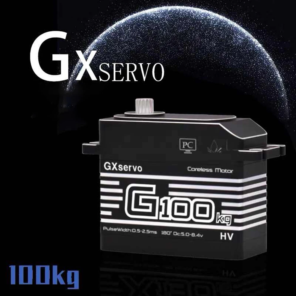 GX GXservo 100kg servo digital de grande torque BAJI 1/5 servo de carro 0236 caminhão de óleo direção ROVAN