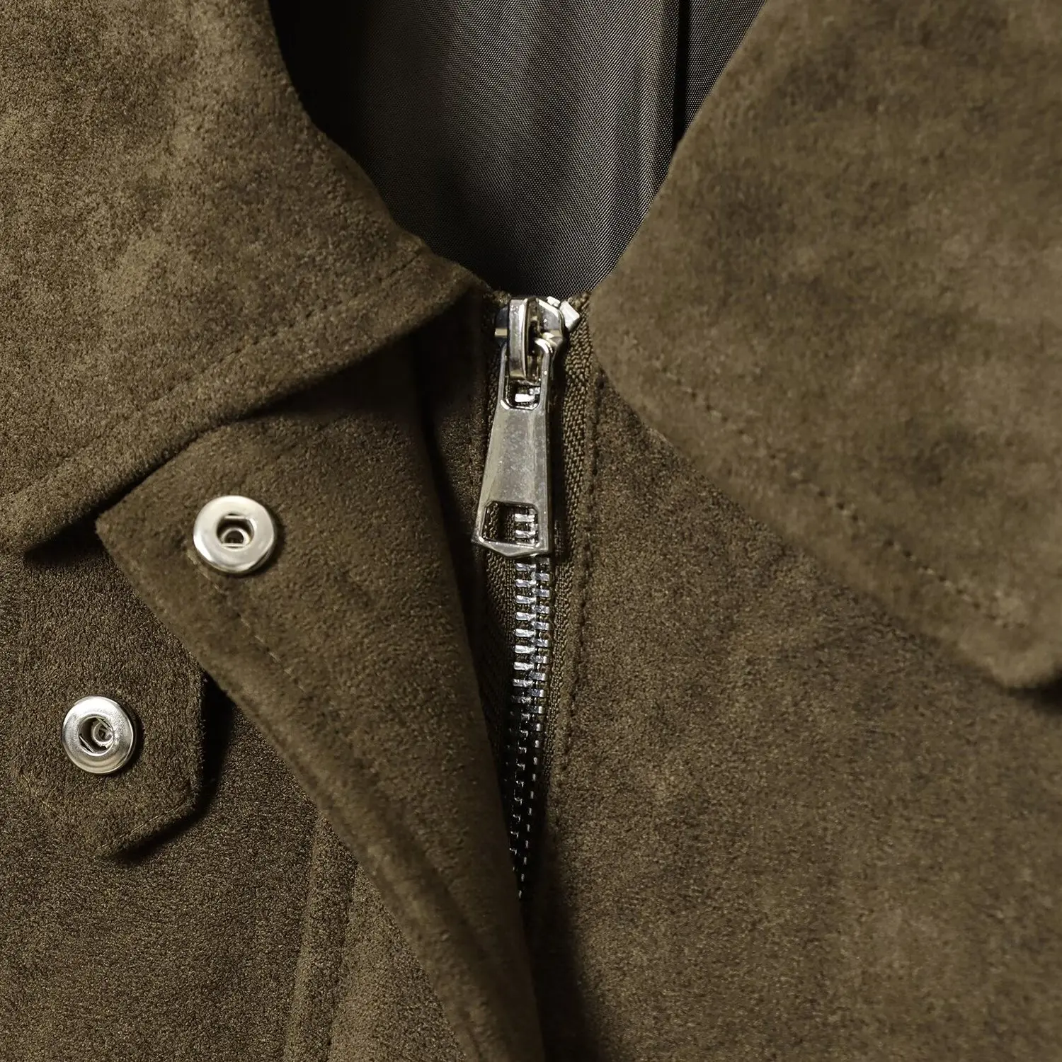 Faionable pur cuir pilote Jaet manteau femmes automne nouveau Sle JNLEAOG Polyester Fiber longue Sve fermeture à glissière manteau