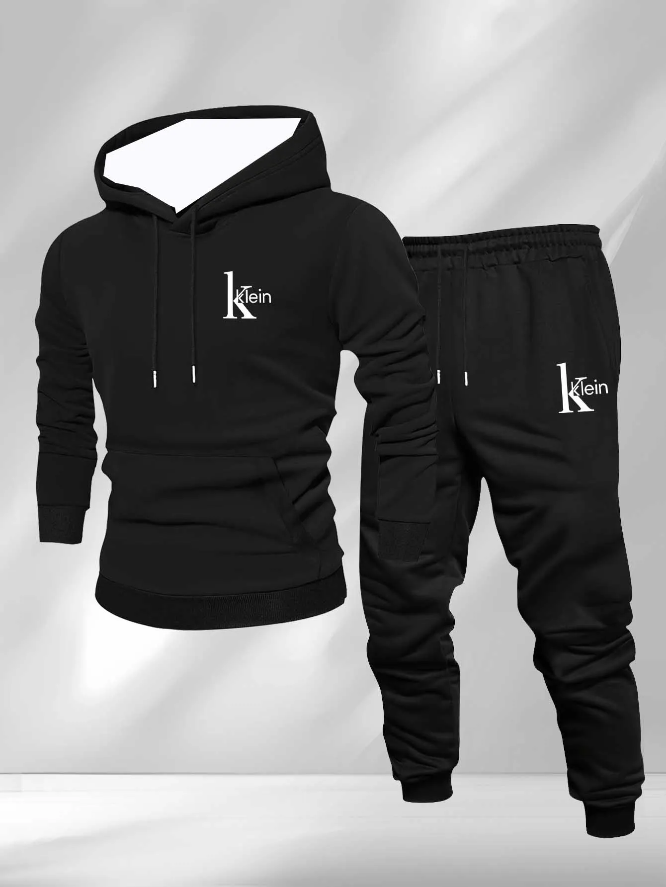 

2025-26, осенне-зимний новый спортивный комплект Y2K, толстовка с 3D принтом, мужская мода, оверсайз, повседневный удобный уличный комплект из двух предметов