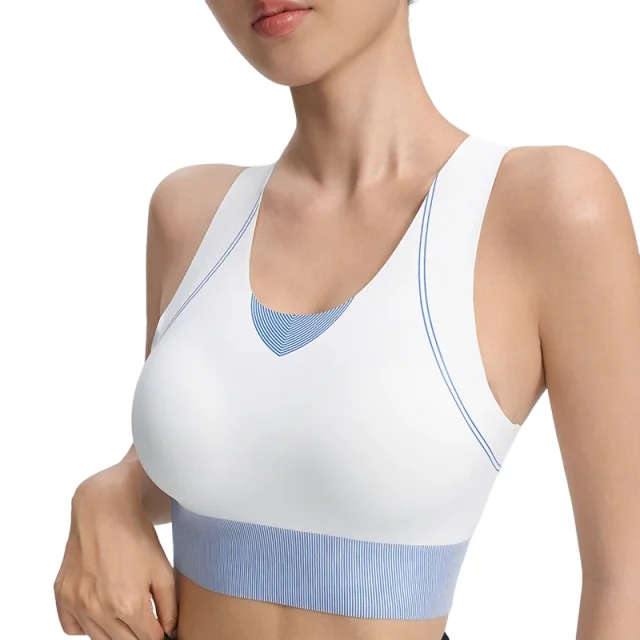 

KUCLUT Yoga Sports Bra For Women One-piece Cup Pad Beautiful Back Running Jumping Fitness Shockproof Bra Yoga Tight Top