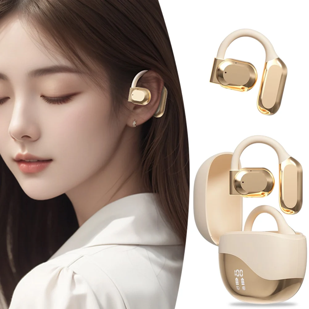 144 языка AI-переводчик, наушники Bluetooth 5,4, наушники-переводки в реальном времени, двусторонний мгновенный голосовой переводчик, ушной крючок