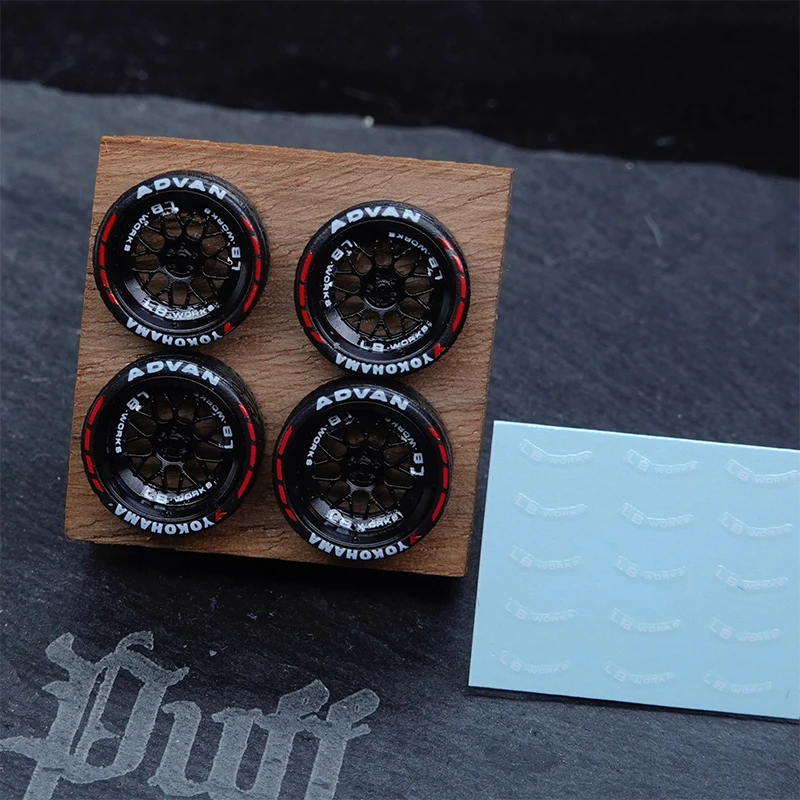 PuffStudio_1/64 scale wheel diameter 8.5/8.8mm suitable for 1:64 car model modification accessories