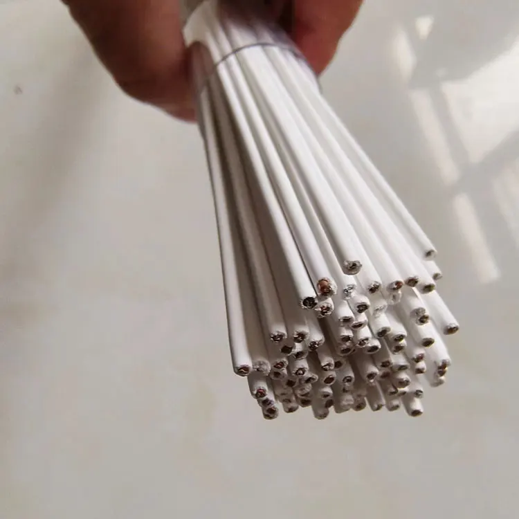 2% 5% 15% 25% 45% white coated silver welding rod HALSI blue coated welding rod view 2