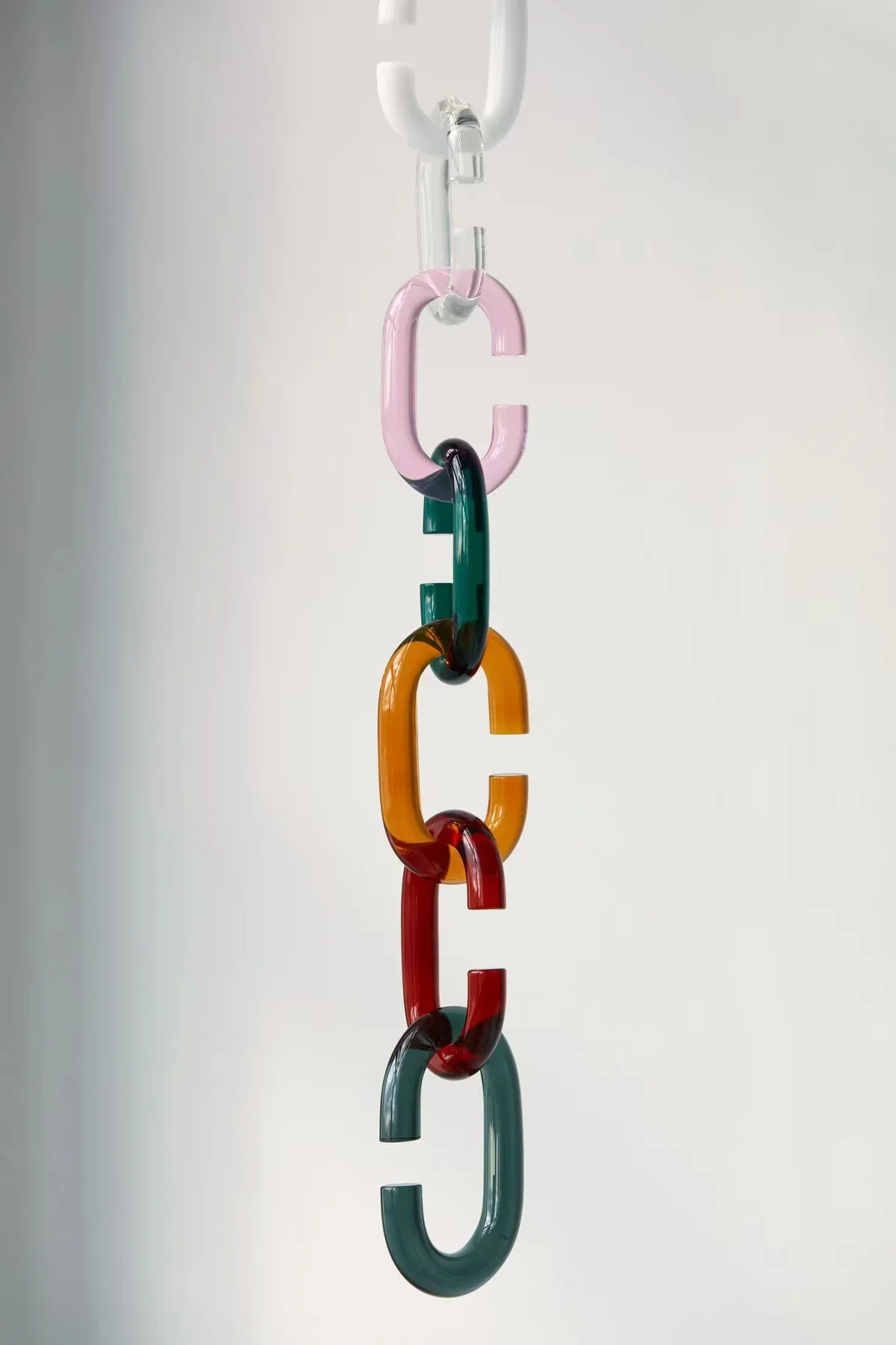 Glass Chain Series Mirror Light Chandelier