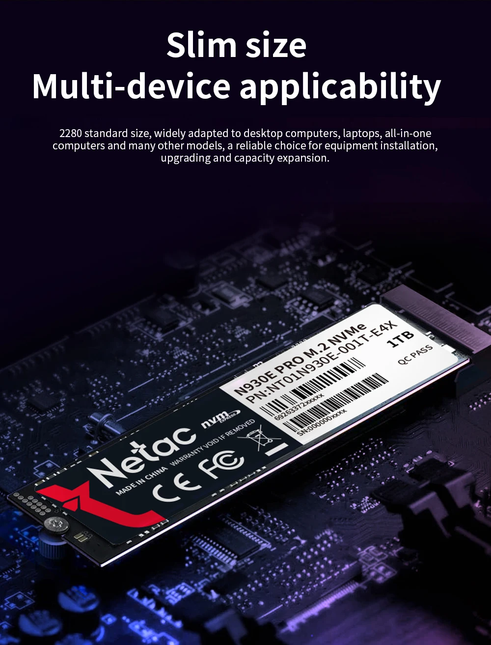 Netac NVMe SSD 1tb M2 SSD 512GB M2 NVME 256GB SSD Disk Hard Drive