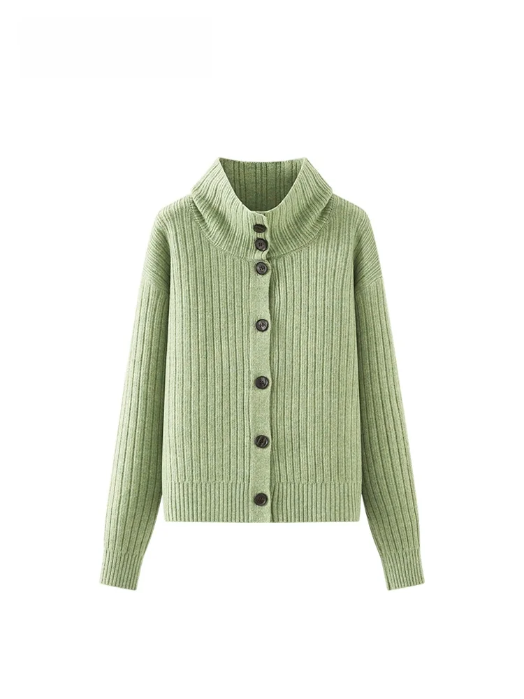 

Cara CLUB трикотаж больших размеров Long Sve повседневный воротник-стойка женский модный осенне-зимний свитер для отдыха для полных сестер