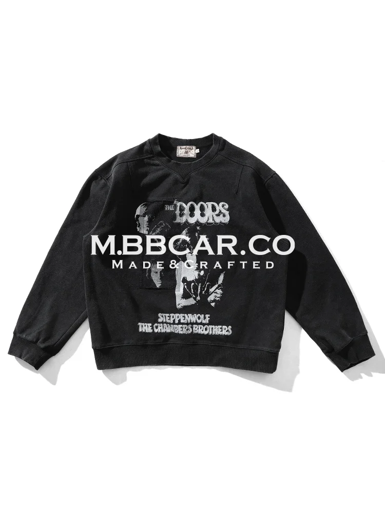 

Худи MBBCAR lucinogenic Ro Band с полым принтом, свободного кроя, молодежное, из смесового хлопка и полиэстера, с длинными рукавами