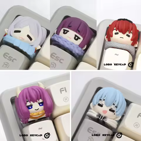 Frieren: Beyond Journey's End Anime Resin Keycap, Custom Esc Key For Mechanical Keyboard, Cute Anime Character Gift