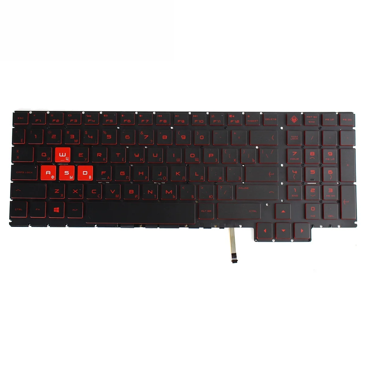 Go! 15-CE Russian Laptop Keyboard With Red Backlit for HP 15-ce 15-ce000 15-ce020ca 15-CE010CA 15-CE0US RU Notebook