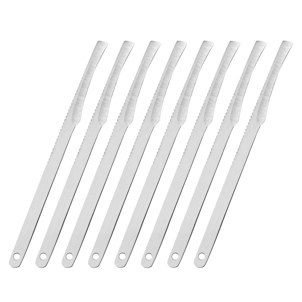 

8 Pcs Pedicure Tool Spatula Toenail Trimming Silver Tools for