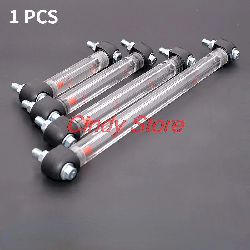 1PC Acrylic Level Gauge M10 Hydraulic Tank Sight Level Gauge Oil/Water Level Gauge Liquid Level Measurement Accessories