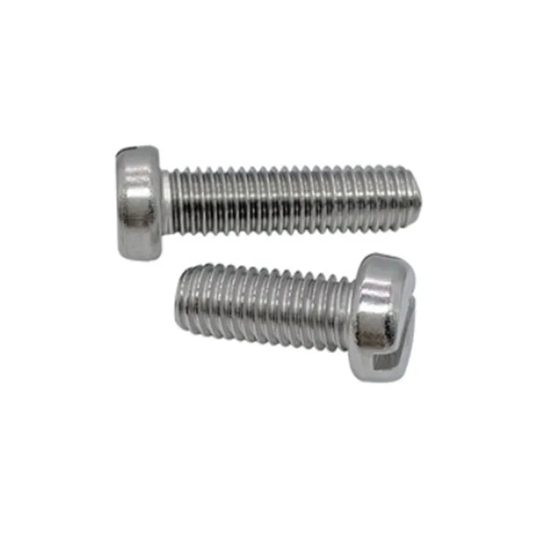 10/50pcs m1 m1.2 m1.4 M1.6 M2 M2.5 M3 M4 M5 M6 304 stainless steel DIN84 Slotted Cap Head Slot Column Round Cheese Head Screw