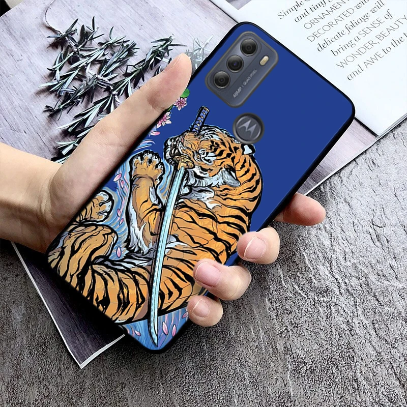 

Japanese tiger Art Phone Case For Motorola Moto G85 G55 G05 G14 G75 G31 G50 G10 G20 G30 G60 G13 G32 G84 G54 G53 G72 G24 Power